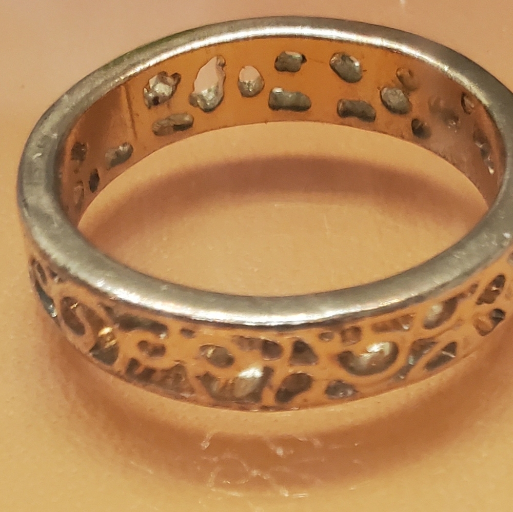 Gold tone ring